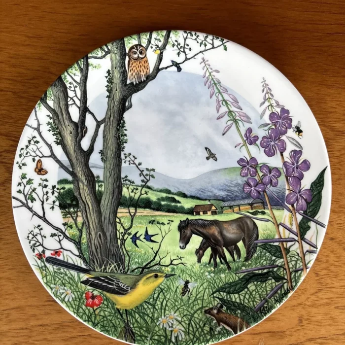 Decorative Plate by Colin Newman The Hayfield 1988 Wedgewood