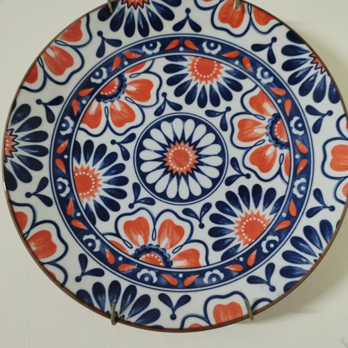 Heat-resistant porcelain plate, 21 cm