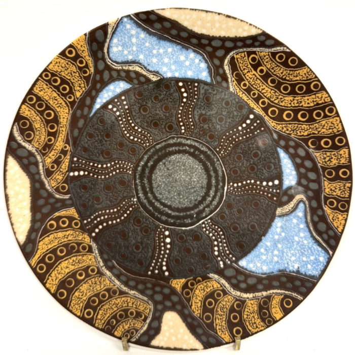 Keringke Arts Decorative Plate By Camilla Young Australia Near The Water