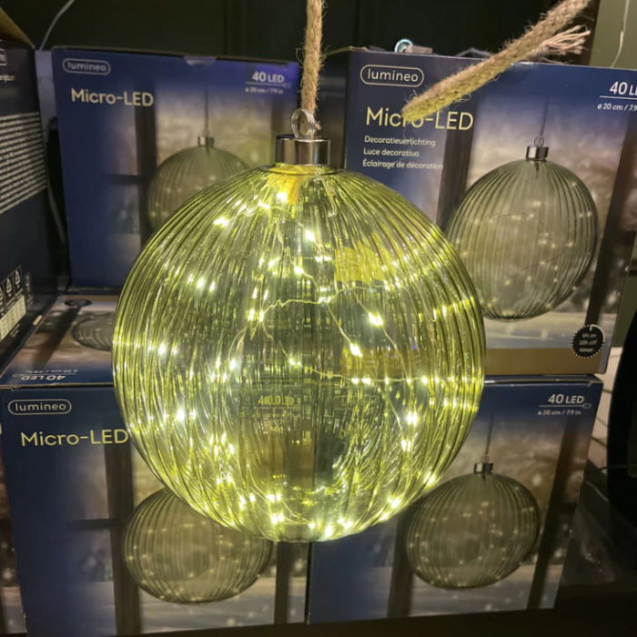 Micro LED Green Ball 20cm