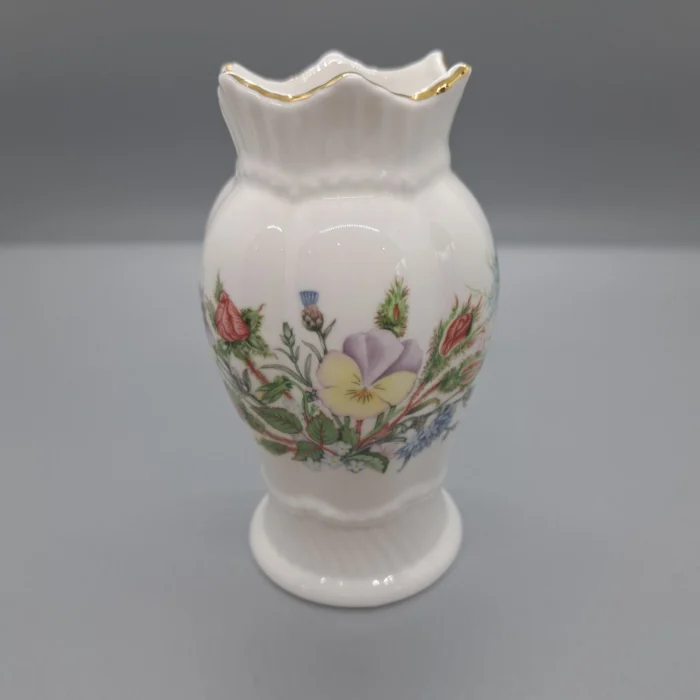 Small Vintage Aynsley Wild Tudor Posy Vase